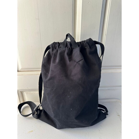 Disneyland Resort 2008 Mickey Mouse Goofy Drawstring Cinch Canvas Backpack - Picture 3 of 10